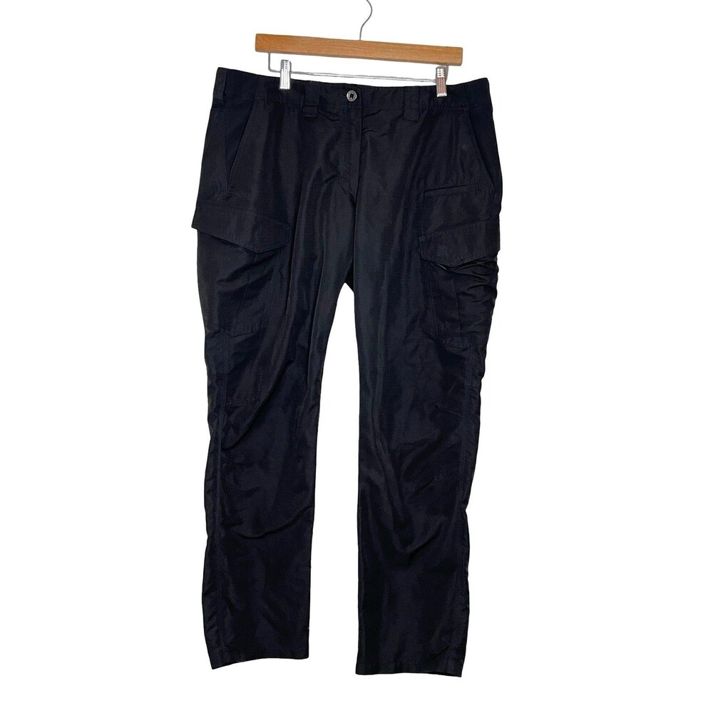 5.11 511 Tactical Women's Black Cargo Straight Leg Pants Size 16
